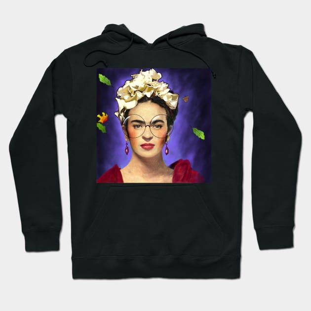 Snapchat Frida Kahlo Hoodie by lilyvtattoos